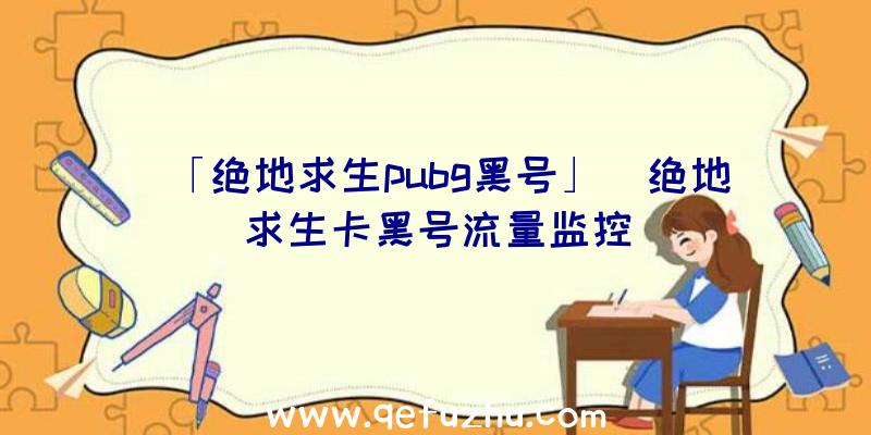 「绝地求生pubg黑号」|绝地求生卡黑号流量监控